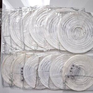 White Paper Lanterns Lot of 12